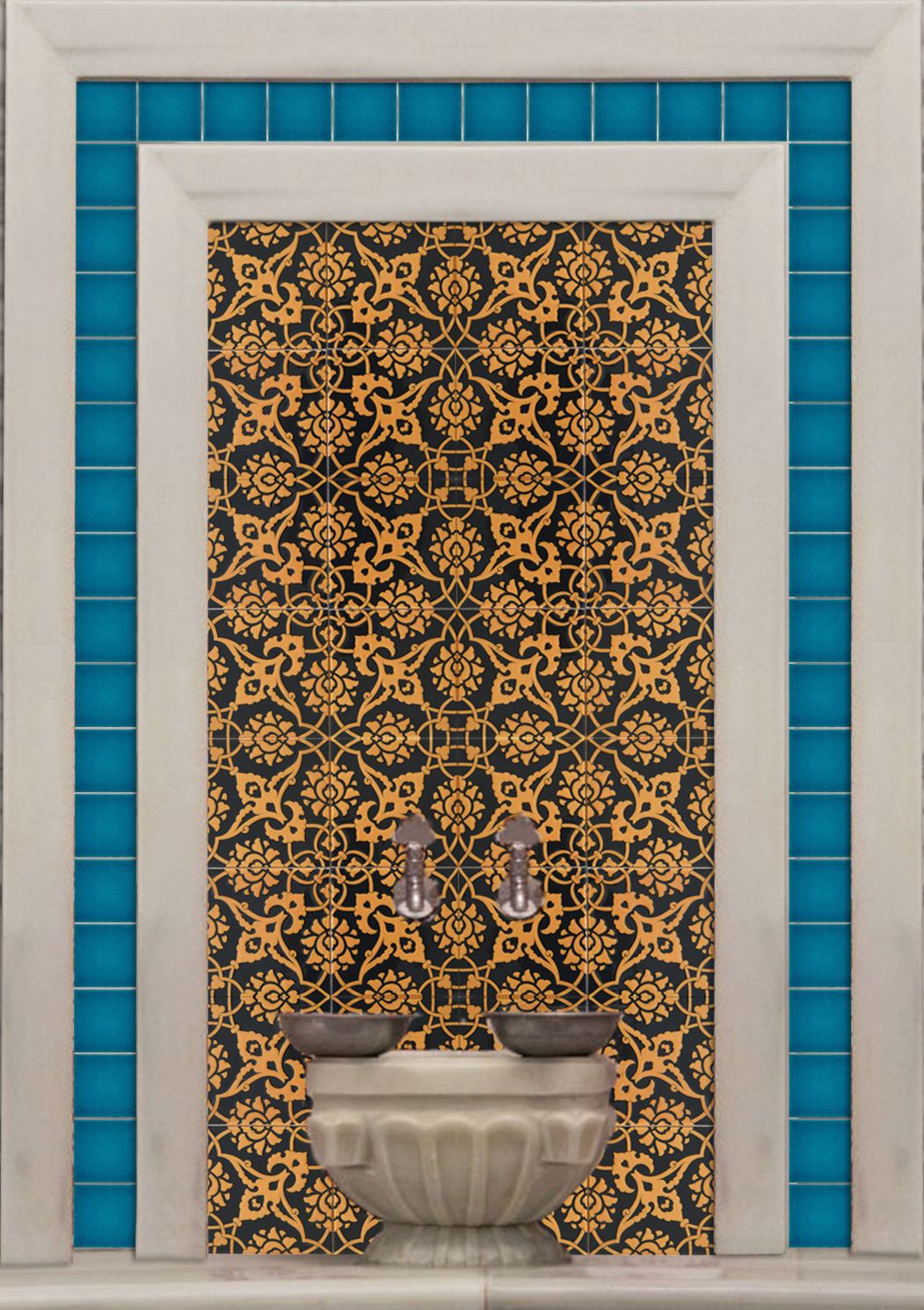 120X180 Kurna Başı Çini Karolar-11